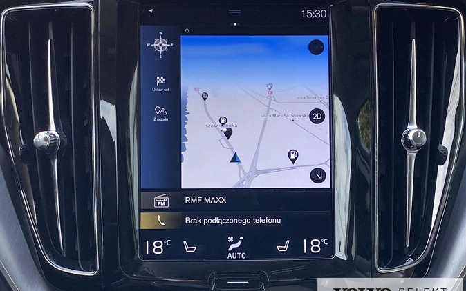 Volvo XC 60 cena 159900 przebieg: 109975, rok produkcji 2019 z Toruń małe 596